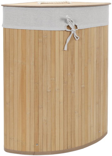 NUXIO Eck-Wäschekorb Arco, Bambus 60 l - Wäschekorb - Hauptbild
