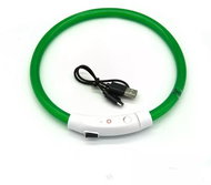 Nuxie LED illuminated collar for cat and dog 55 cm green - Collar
