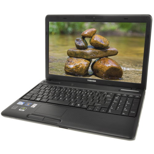 Toshiba Satellite C660-1X0 black - Laptop - Main image