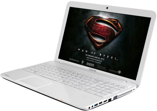 Toshiba Satellite C855-1TF bílý - Laptop - Main image