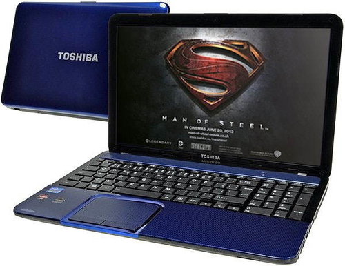 Toshiba Satellite L850-1HP blue - Laptop - Main image