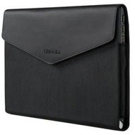  Toshiba Leather Laptop Sleeve Black  - Laptop Case