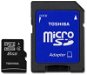 Toshiba MicroSDHC 8GB + SD adaptér - Memory Card