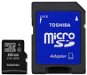 Toshiba MicroSDHC 16GB + SD adaptér - Memory Card