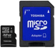 Toshiba MicroSDHC 32GB + SD adaptér - Speicherkarte