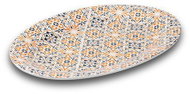 NAVA Greece Majolica orange porcelain oval platter 35 cm - Tray