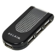 Belkin 4 port USB 2.0 Hi-Speed \u200b\u200bHub - Black - USB Hub