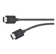 Belkin Metallic USB-C 2.0 – USB-C Gen 1, čierny, 1,8 m - Dátový kábel