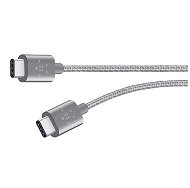 Belkin Metallic USB-C 2.0 (Type-C) - USB-C, sivý, 1,8 m - Dátový kábel