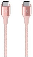 Belkin Premium Kevlar USB-C 1,2 m, ružový - Dátový kábel