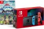 Nintendo Switch - Neon Red&Blue Joy-Con + Pokémon Legends: Arceus - Game Console