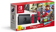 Nintendo Switch - Red + Super Mario Odyssey - Herná konzola