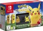 Nintendo Switch + Pokémon: Lets Go Pikachu + Poké Ball - Game Console