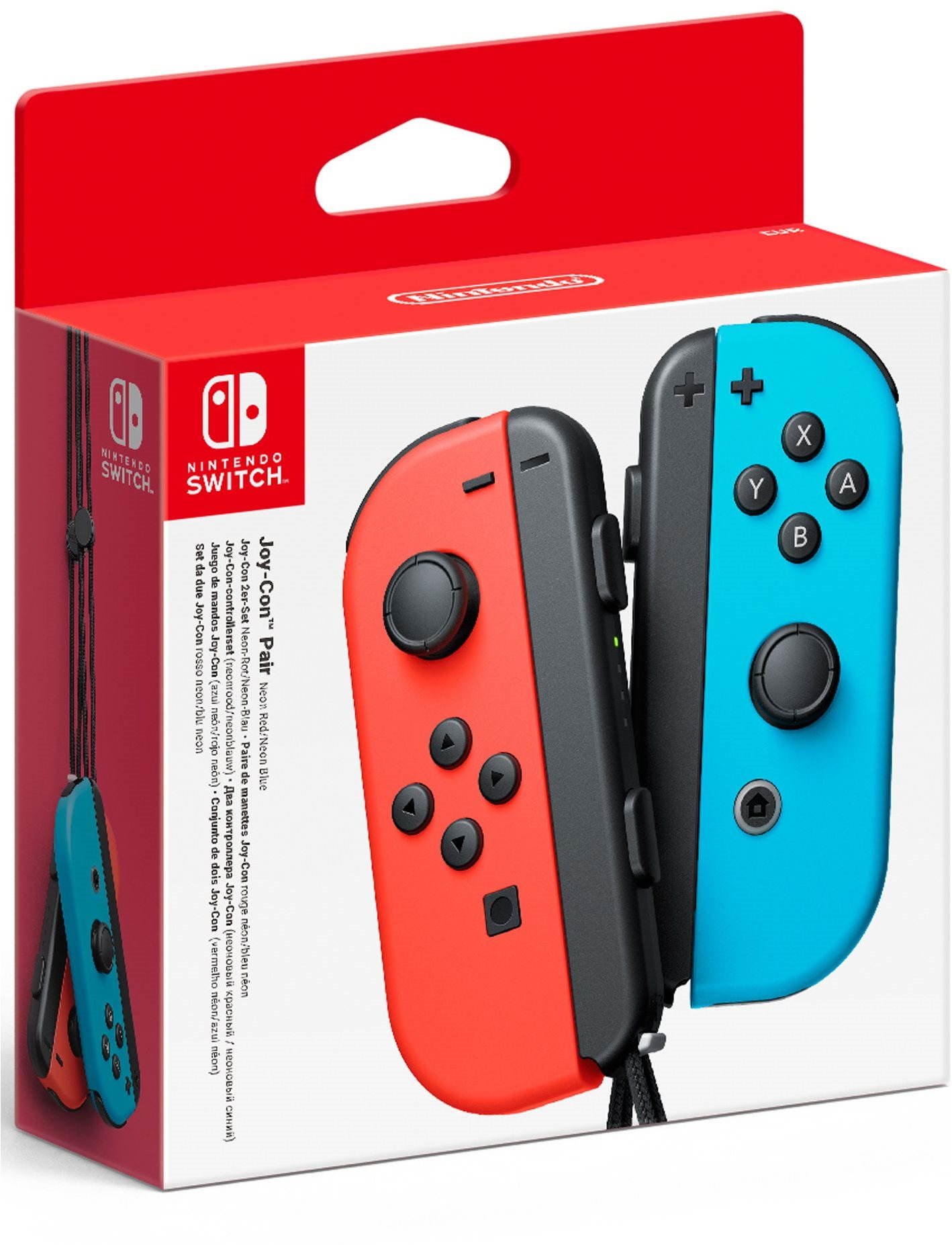 Nintendo Switch Joy-Con kontroller - Neon Red/Neon Blue
