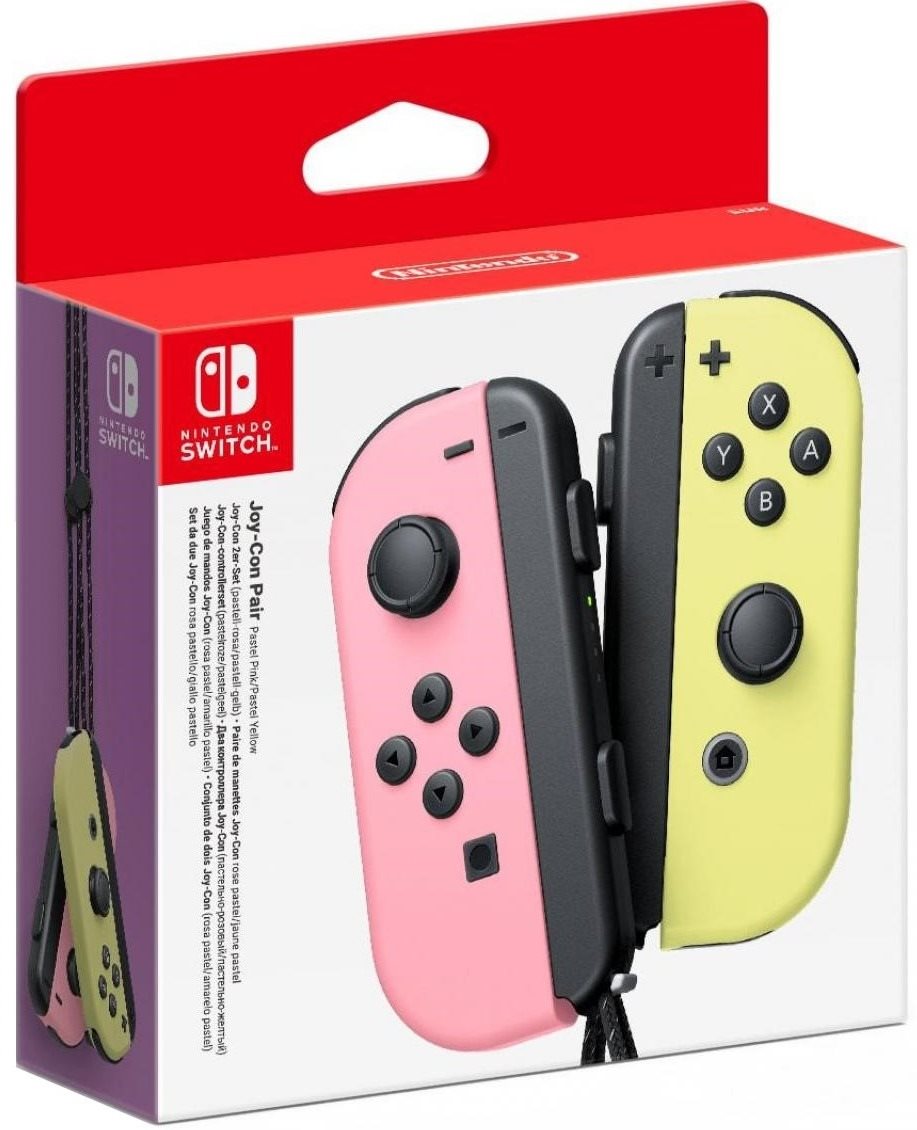 Nintendo Switch Joy-Con Pair Pastel Pink/Yellow