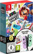 Nintendo Switch Joy-Con Pair Pastel Purple/Green + Super Mario Party - Kontroller