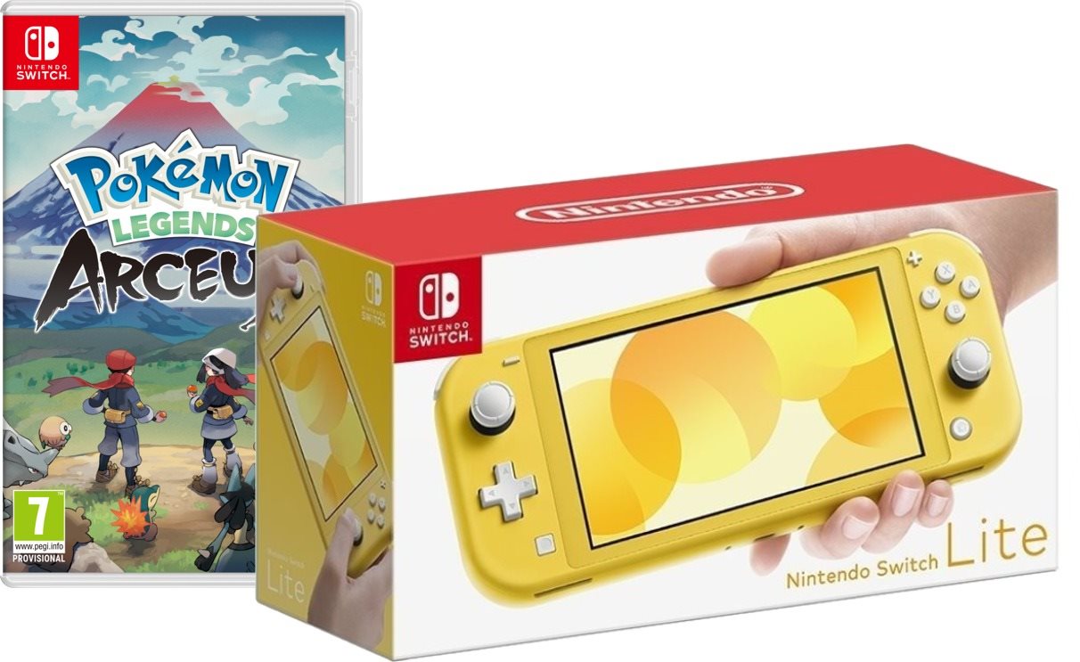 Nintendo Switch Lite - Yellow + Pokémon Legends: Arceus - Game Console |  Alza.cz