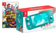 Nintendo Switch Lite – Turquoise + Super Mario 3D World - Herná konzola