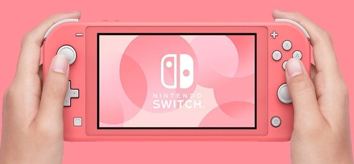 Nintendo switch best sale lite coral pink