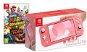 Nintendo Switch Lite - Coral + Super Mario 3D World - Herní konzole