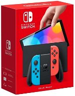 Konzol Nintendo Switch (OLED model) Neon blue/Neon red - Herní konzole