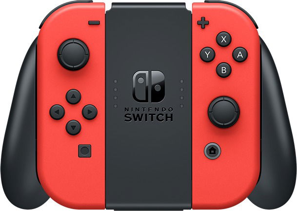 Nintendo switch joy sale con mario red