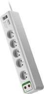 APC Essential SurgeArrest, 5 outlets with coaxial line protection 230V, France - Surge Protector 