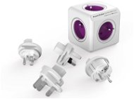 PowerCube Rewirable + Travel Plugs violett - Steckdose