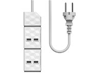 Allocacoc Set Power Modul E/F cable + 2× USB modul - Zásuvka