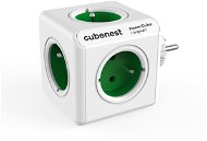 Cubenest Powercube Original, 5x Steckdosen, weiß/grün - Steckdose