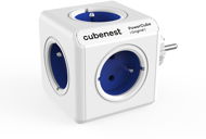 Cubenest Powercube Original, 5x zásuvek, bílá/modrá - Zásuvka
