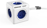 Cubenest Powercube Extended, 5x zásuvek, 1,5 m, bílá/modrá - Extension Cable