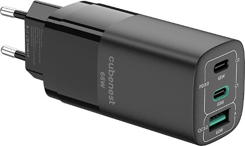 Cubenest PowerCube Original USB A+C - Colour: Grey
