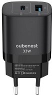 CubeNest S2D0 GaN 33W čierna - Nabíjačka do siete