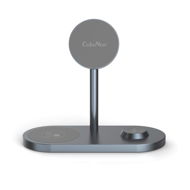 PowerCube CubeNest S310 3in1 Wireless Magnetic Charger with MagSafe Support - Charging Stand