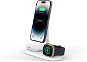 CubeNest S313 Pro 3-in-1 wireless magnetic charger with MagSafe support - white - Charging Stand