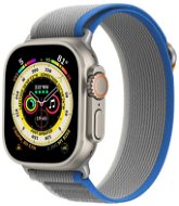 Cubenest Trail Loop GREY with blue / white (42 – 49 mm) - Remienok na hodinky
