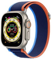 Cubenest Trail Loop BLUE with orange/blue (42-49mm) - Watch Strap