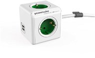 PowerCube Extended USB green - schuko - Socket