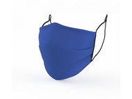 STŘEDNĚ MODRÁ - Nanorouška (dlouhodobé použití) UNISIZE - za uši - Surgical Mask