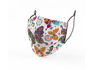 MOTÝLE NA ZAHRADĚ - Nanorouška (dlouhodobé použití) DĚTSKÁ- za krk - Surgical Mask