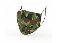 KHAKI POLE, LESY A LOUKY - Nanorouška (dlouhodobé použití) DĚTSKÁ- za krk - Surgical Mask