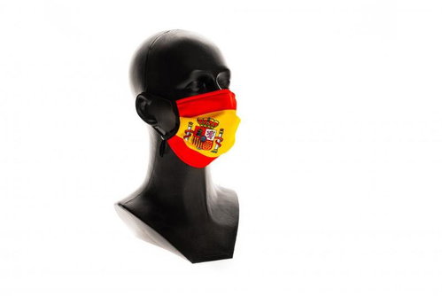 ŠPANĚLSKO - Nanorouška (dlouhodobé použití) LARGE- za uši - Surgical Mask - Main image