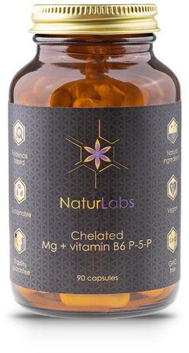 NaturLabs Magnesium chelate + vitamin B6, 90 capsules - Magnesium - Main image