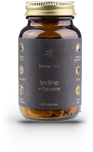 NaturLabs Iodine + Tyrosine, 60 capsules - Iodine - Main image
