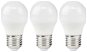 Nedis LED-Glühbirne, E27, G45, 4,9 W, 470 lm, 2700 K, 3 Stück - LED-Birne