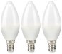 Nedis LED žiarovka, E14, sviečka, 4,9 W, 470 lm, 2700 K, 3 kusy - LED žiarovka