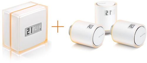 Netatmo Smart Thermostat + 3 Smart Radiator Valves Bundle - Termosztát - Fő fotó
