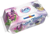 Lara wet wipes 120 pcs clip Lavender - Wet Wipes