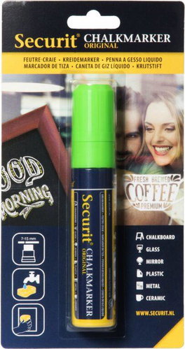 SECURIT Original, thick chalk marker, green - Marker - Main image